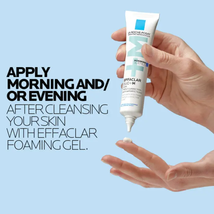 La Roche-Posay Effaclar Duo Plus M Anti-Imperfections Triple Corrective Face Gel Cream, 40ml - Image 3