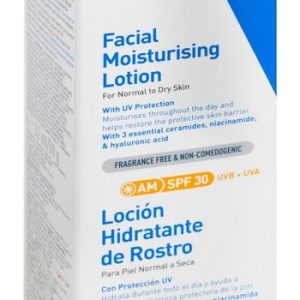 CeraVe Moisturizing Facial Day Lotion with Hyaluronic Acid, Niacinamide & Ceramides Normal to Dry Skin SPF30, 52ml