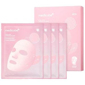 Medicube Plus Tension Up Pink Facial Masks, 4 Pieces