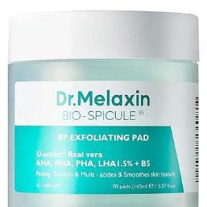 Dr. Melaxin Bio-Spicule Exfoliating Pads, 70 Pieces