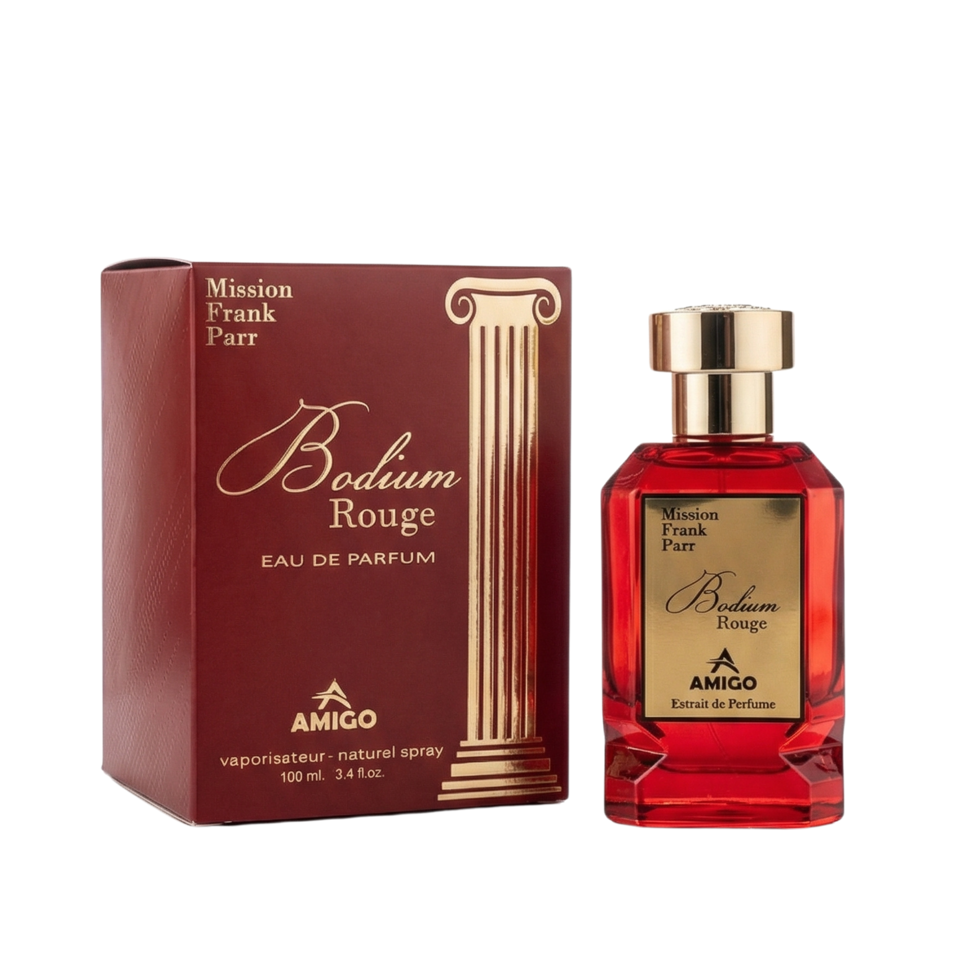 AMIGO Bodium Rouge Extrait de Parfum for Unisex 100ml