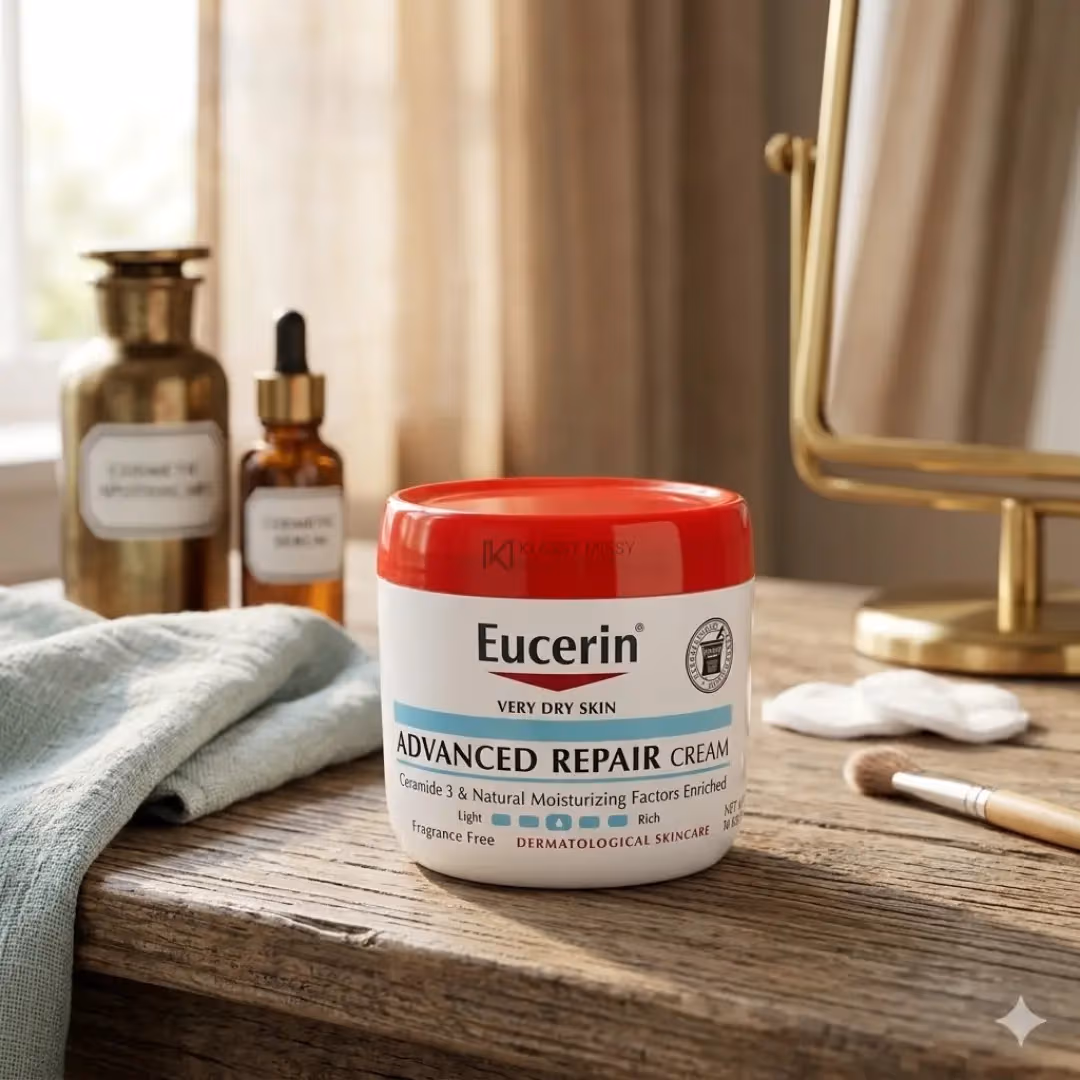 Eucerin Advanced Repairing & Moisturizing Cream with Ceramide for Very Dry Skin, 454g - الصورة 3